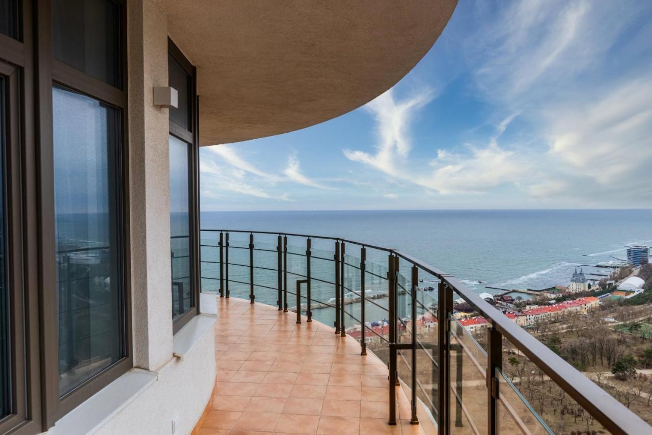 44 Pearl 1-Bedroom Panoramic Sea View Apartment โอเดสซา ภายนอก รูปภาพ