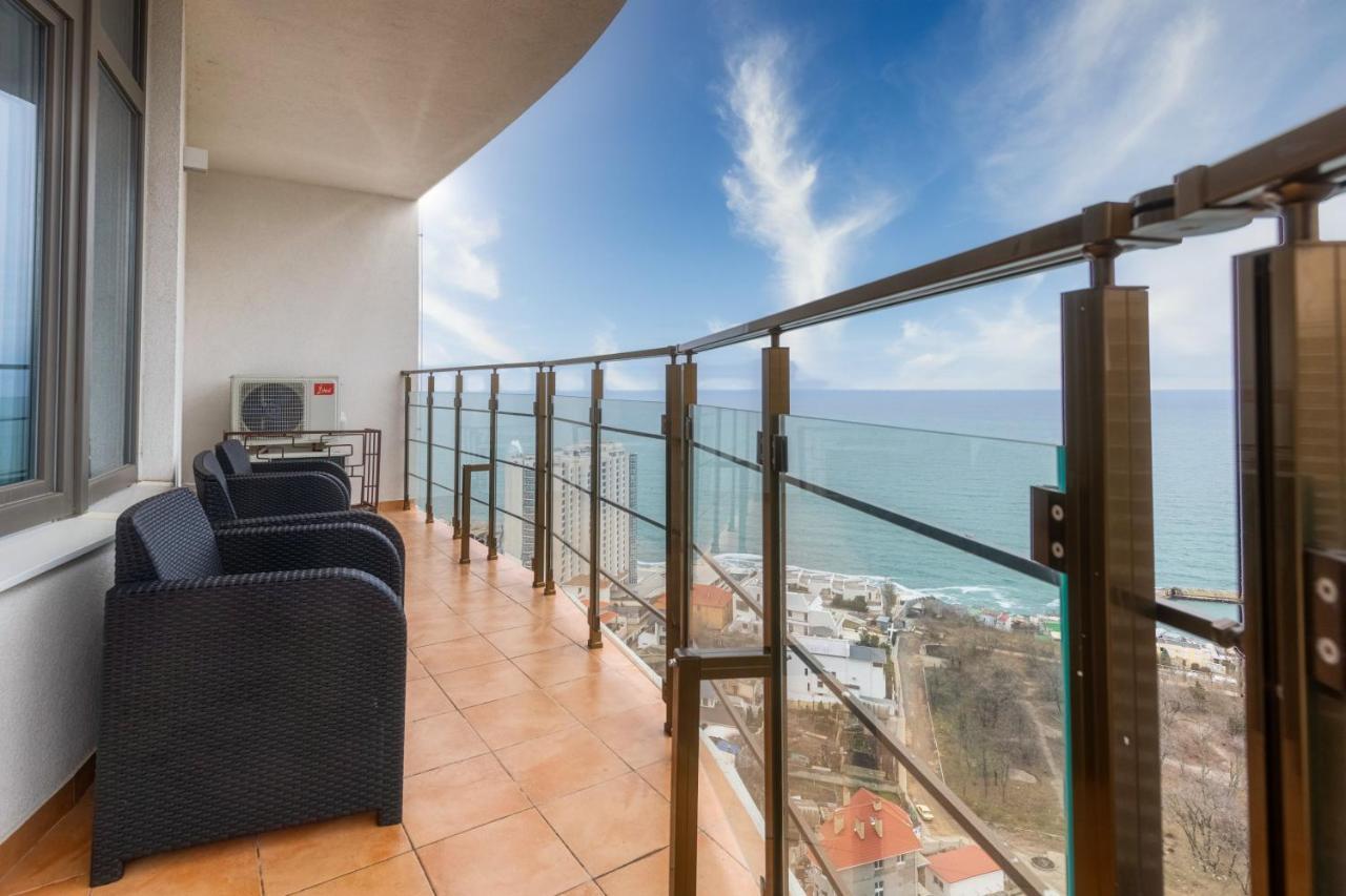 44 Pearl 1-Bedroom Panoramic Sea View Apartment โอเดสซา ภายนอก รูปภาพ