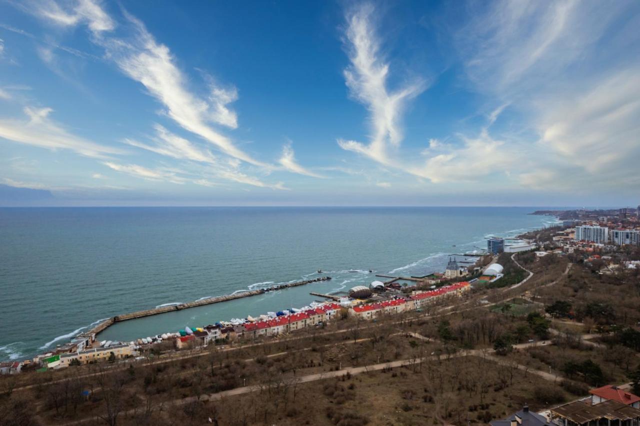 44 Pearl 1-Bedroom Panoramic Sea View Apartment โอเดสซา ภายนอก รูปภาพ